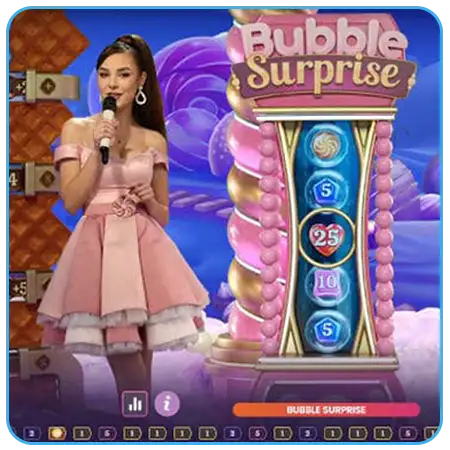 Bonus Bubble Surprise Sweet Bonanza Candyland live