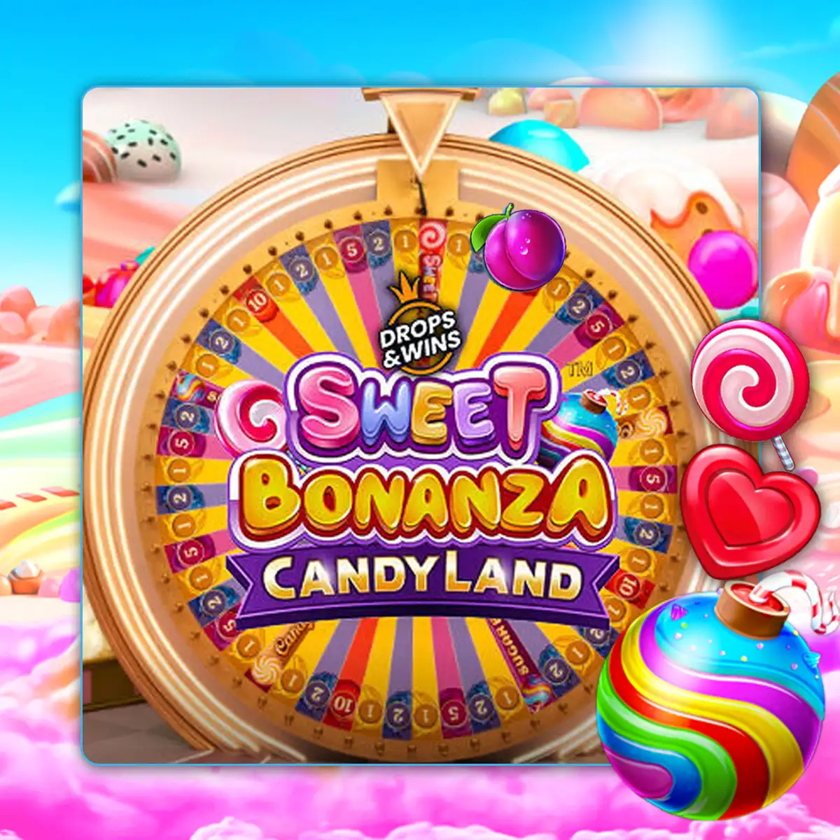 Sweet Bonanza Candyland is a wheel of fortune style game